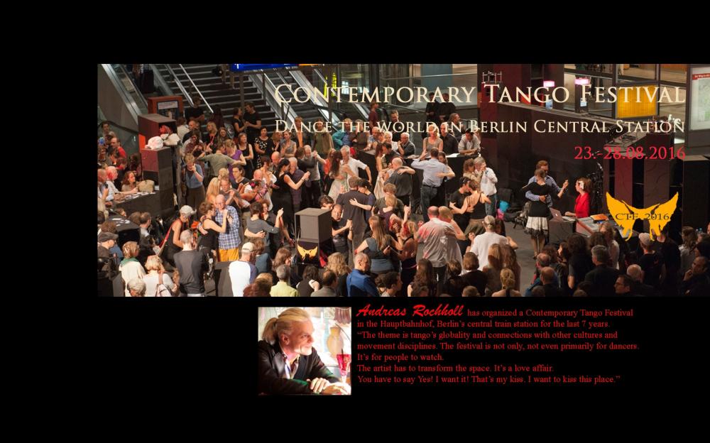 Local and international Argentine Tango festivals, and congresses. Berlin  Contemporary Argentine Tango Festival by Andreas Rochholl. - In Love With  Tango